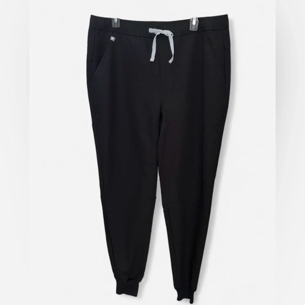 FIGS Tansen Jogger Scrub Pants NWT Black Size XL/T